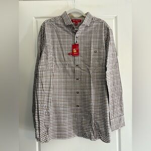 NWT Cremieux Long Sleeve Button Down XL Slim Fit